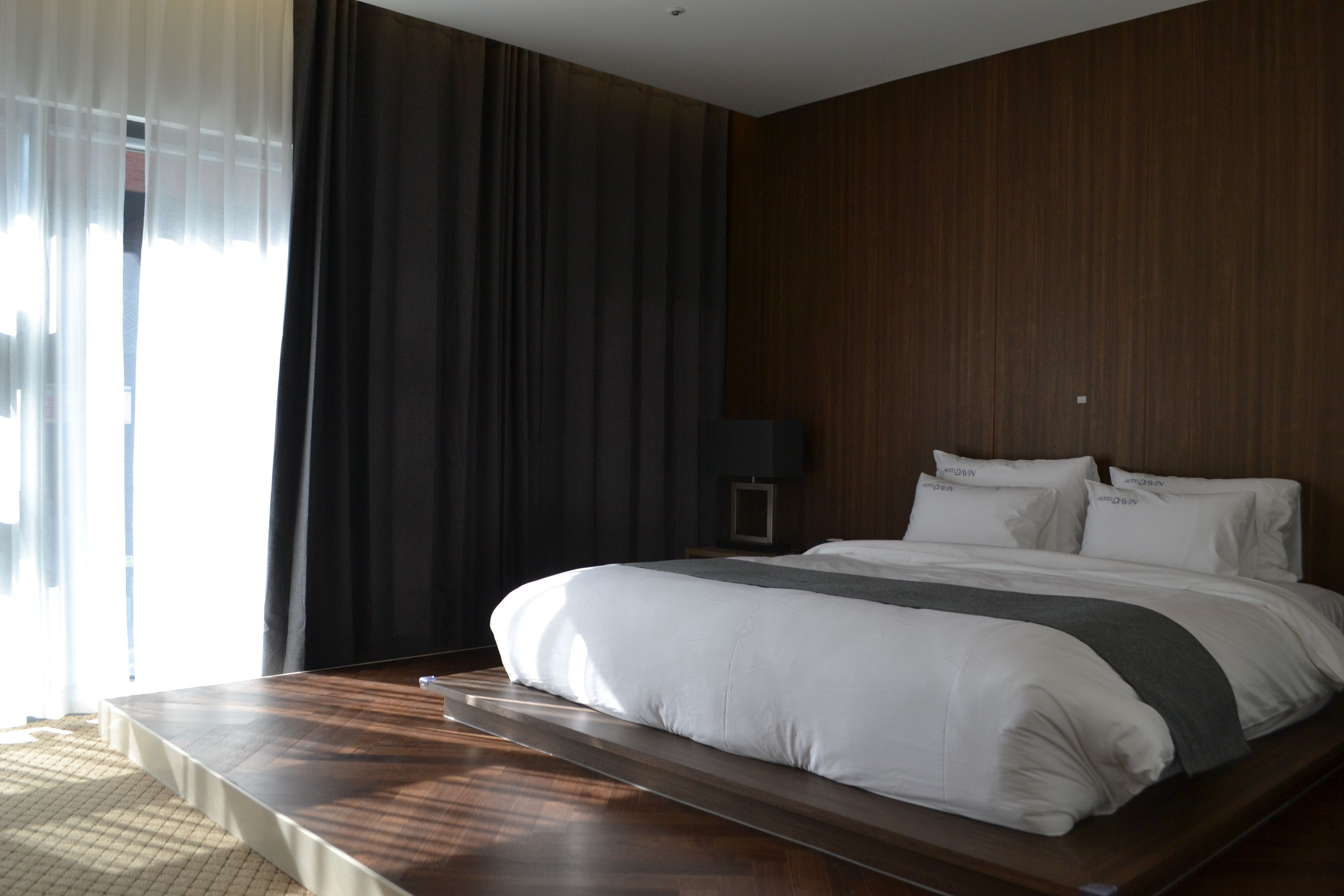 desk, blackout curtains, free wifi