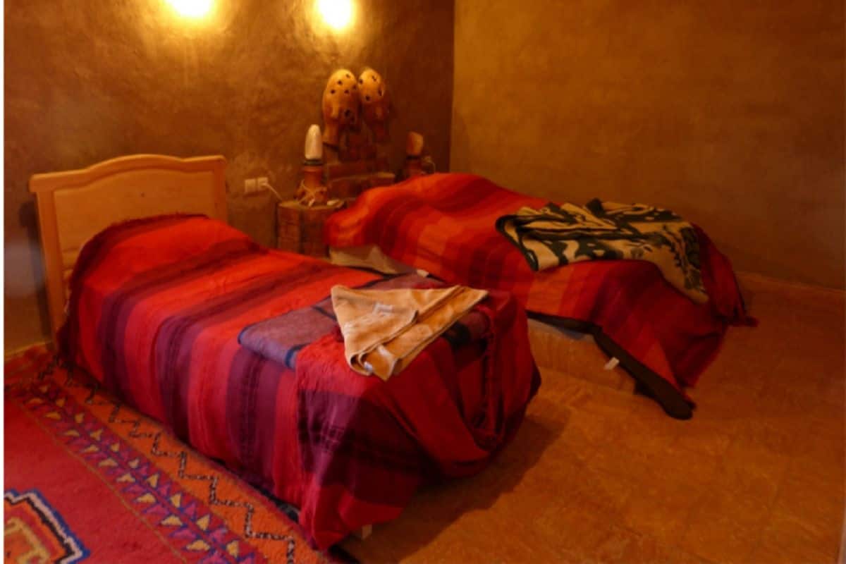 Desk, blackout curtains, free WiFi, bed sheets