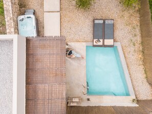 Honeymoon Suite, Private Pool, Mountain View | Terrace/patio