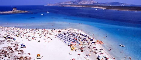 Vlak bij het strand