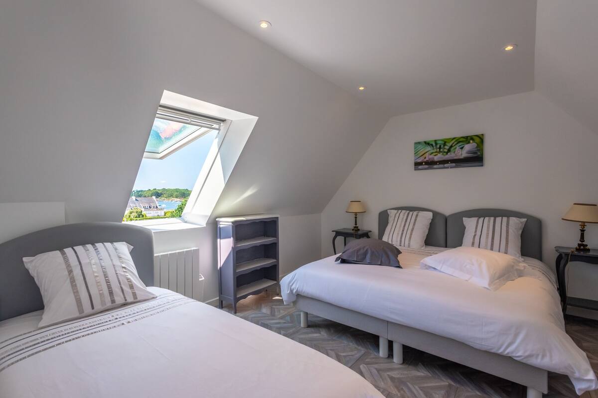 Premium bedding, pillow-top beds, individually decorated