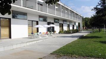 Façade de l’hébergement