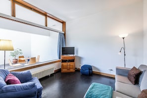 Apartamento, cozinha | Área de estar