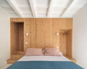 Familie maisonnette, terras (Duplex) | Een kluis op de kamer, verduisterende gordijnen, geluiddichte muren