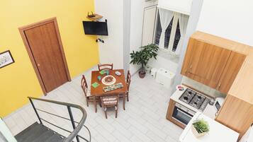 Apartment, Kitchen (Casa Maria) | Dapur peribadi | Peti sejuk, ketuhar gelombang mikro, ketuhar, dapur