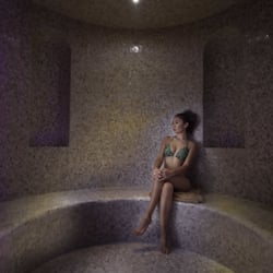 Sauna, hot tub, steam room, body treatments, hot stone massages