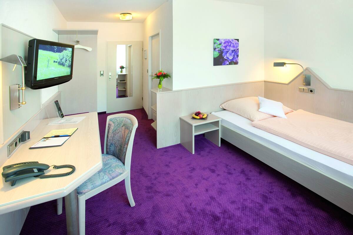 Habitación individual clásica | Ropa de cama hipoalergénica, minibar, escritorio