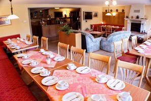 Daily buffet breakfast (EUR 8 per person)