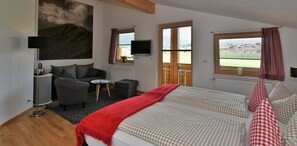 Habitación doble Grand, balcón | Wifi gratis