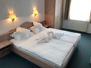 Desk, soundproofing, iron/ironing board, rollaway beds