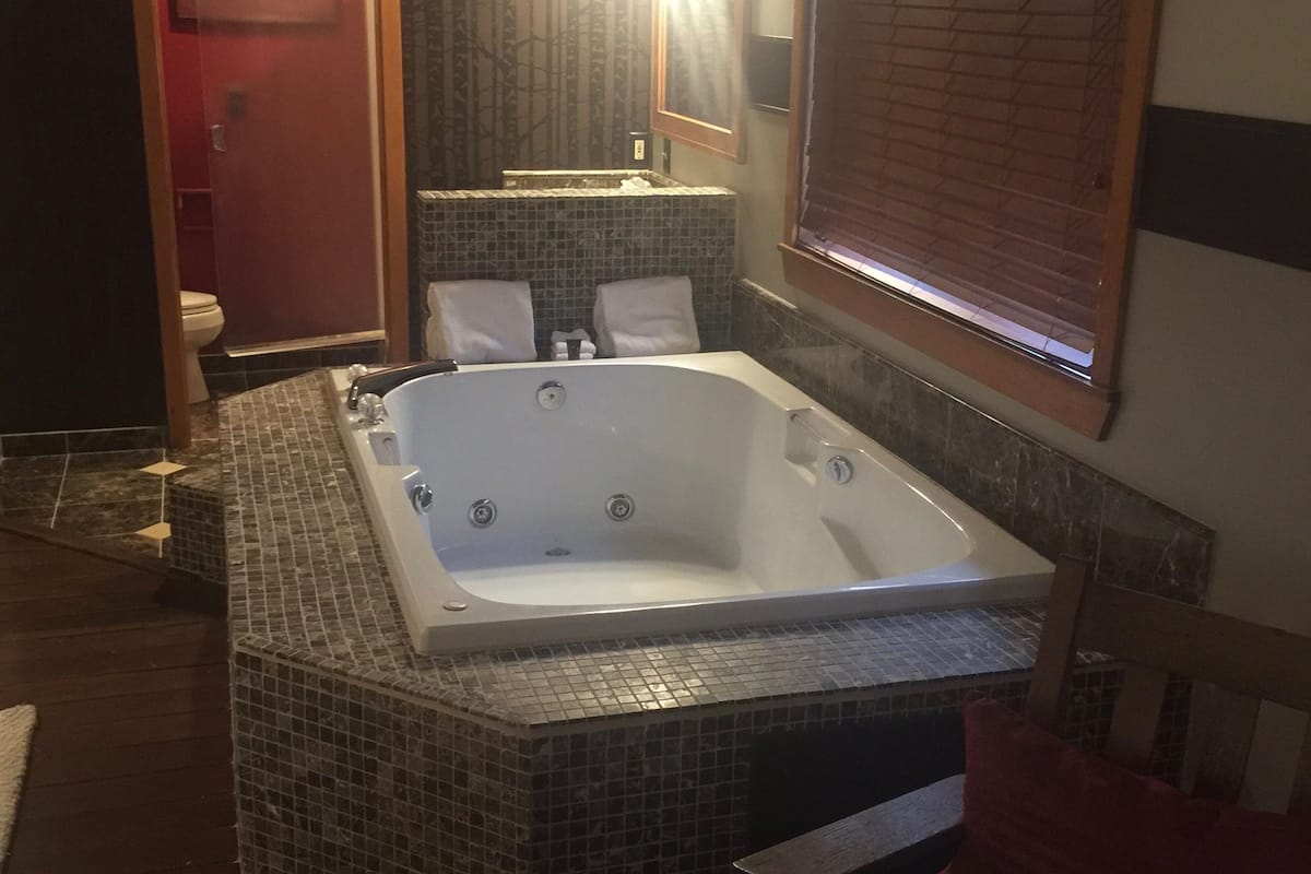 standard suite, 1 king bed, non smoking, jetted tub | iron/ironing board, free rollaway beds, free wifi, bed sheets