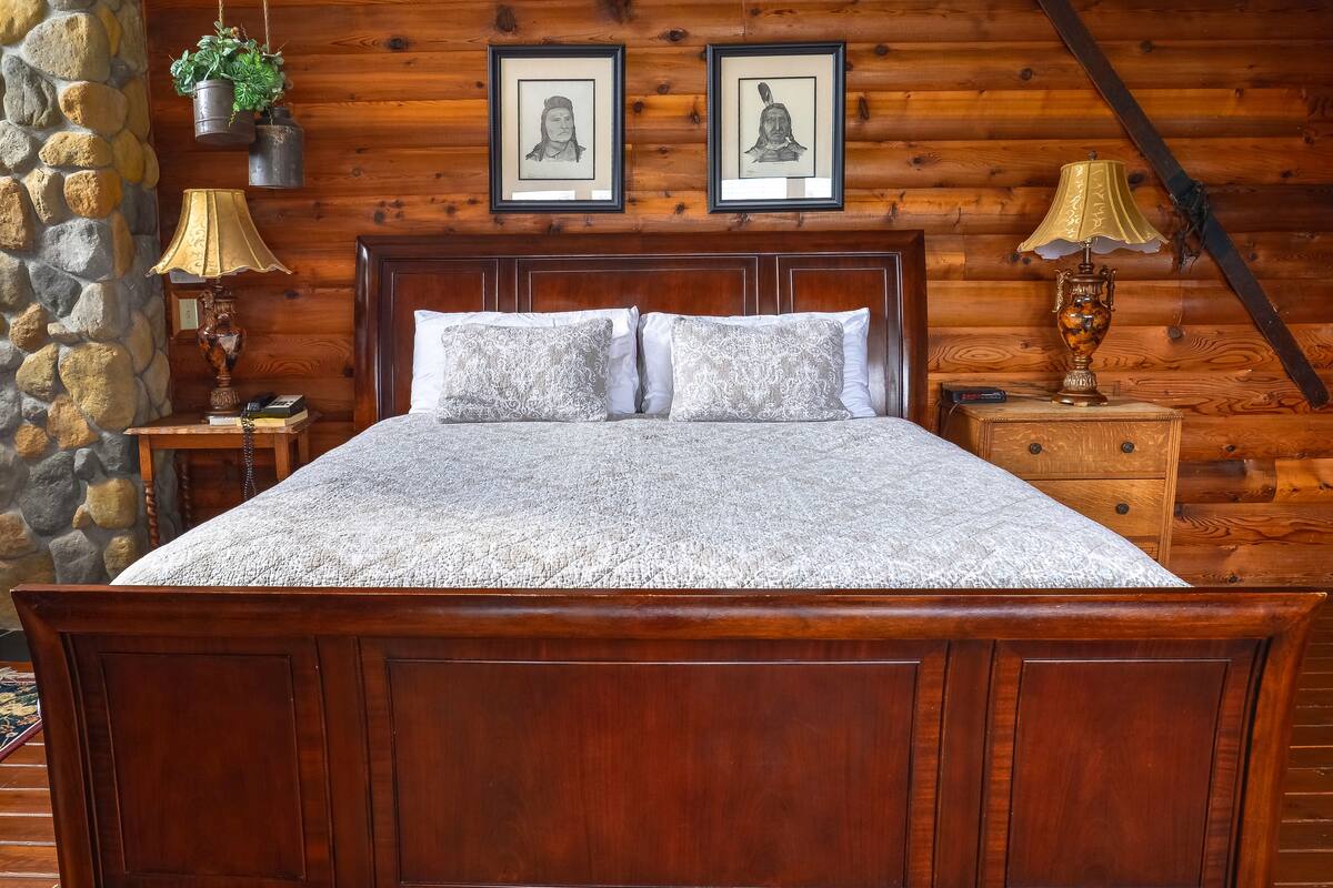 Standard Single Room, 1 King Bed, Non Smoking, Fireplace | Iron/ironing board, rollaway beds (free), WiFi (free), bed sheets