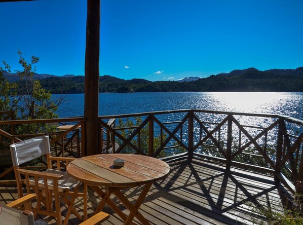 Uitzicht op het meer