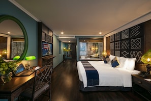 Suite exécutive, balcon, vue sur la vallée | Draps en coton égyptien, literie de qualité, minibar, coffre-fort