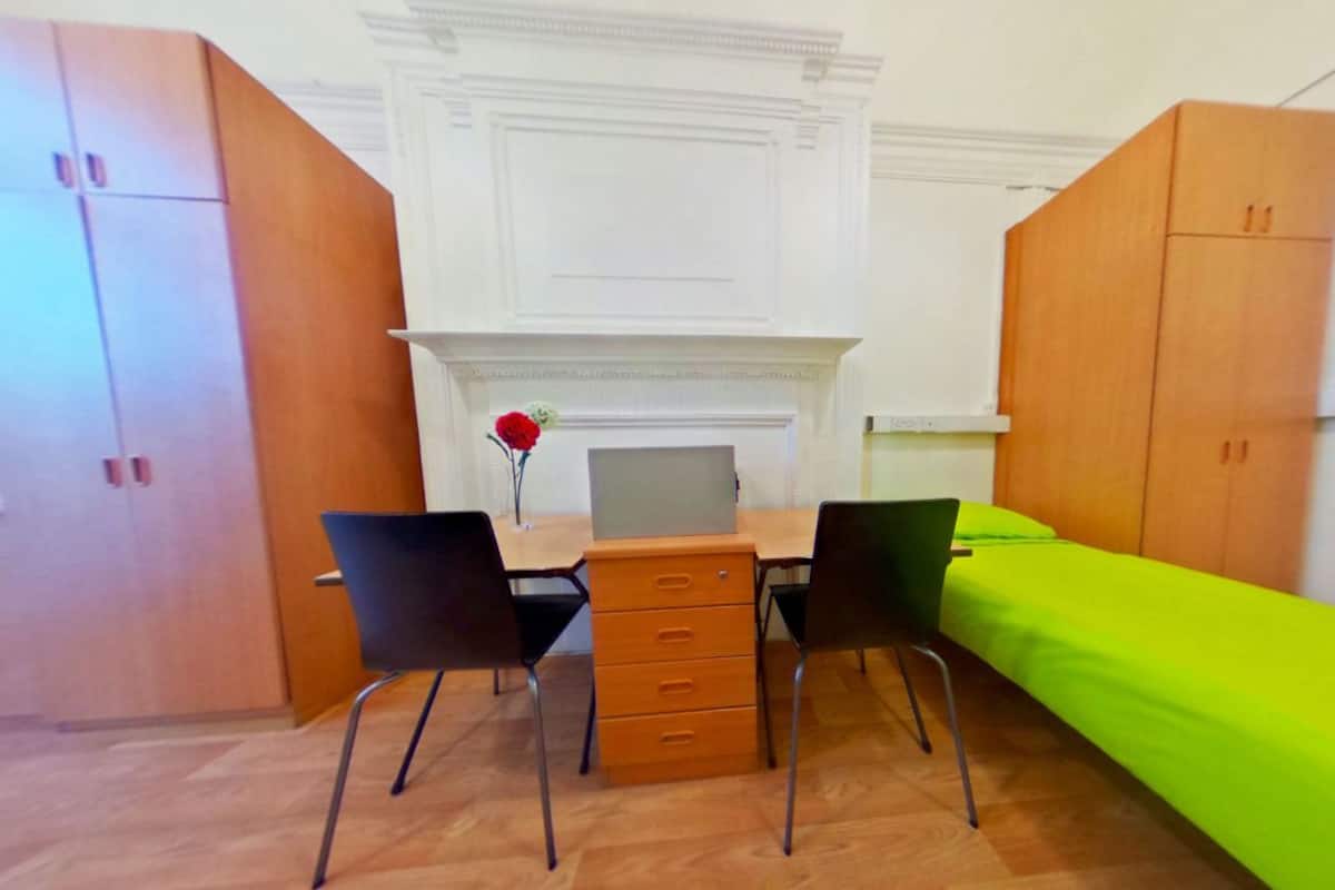 Desk, WiFi (free), bed sheets