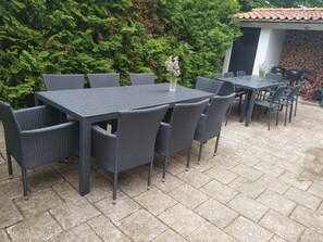 Terrace/patio - Villa Signedal Hostel (Kvidinge)
