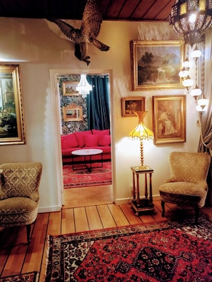 Lobby lounge - Villa Signedal Hostel (Kvidinge)