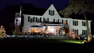 Front of property – evening/night