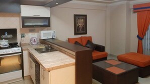 Căn hộ Executive, 1 phòng ngủ | Khu phòng khách
