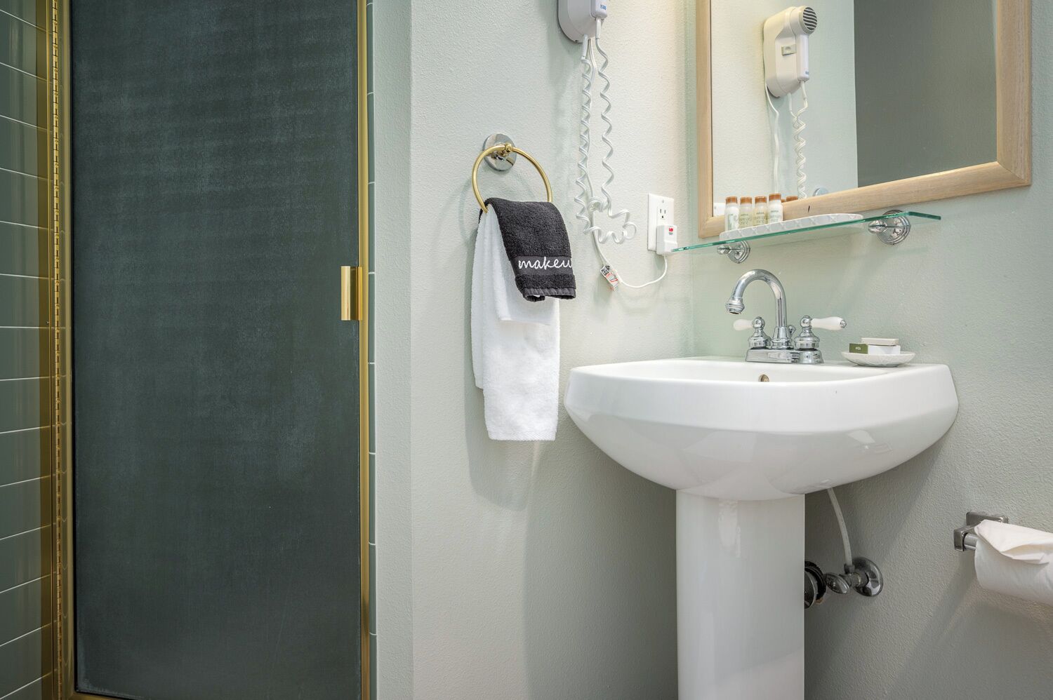 superior suite, 1 queen bed with sofa bed | bathroom | free toiletries, hair dryer, bathrobes, towels