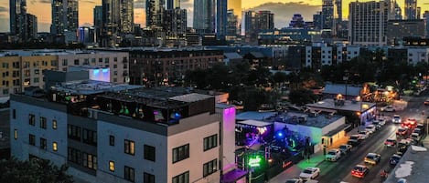 منظر من الجو على ارتفاع عالٍ