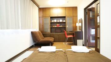 Individually decorated, individually furnished, desk, blackout curtains