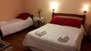 Free WiFi, bed sheets