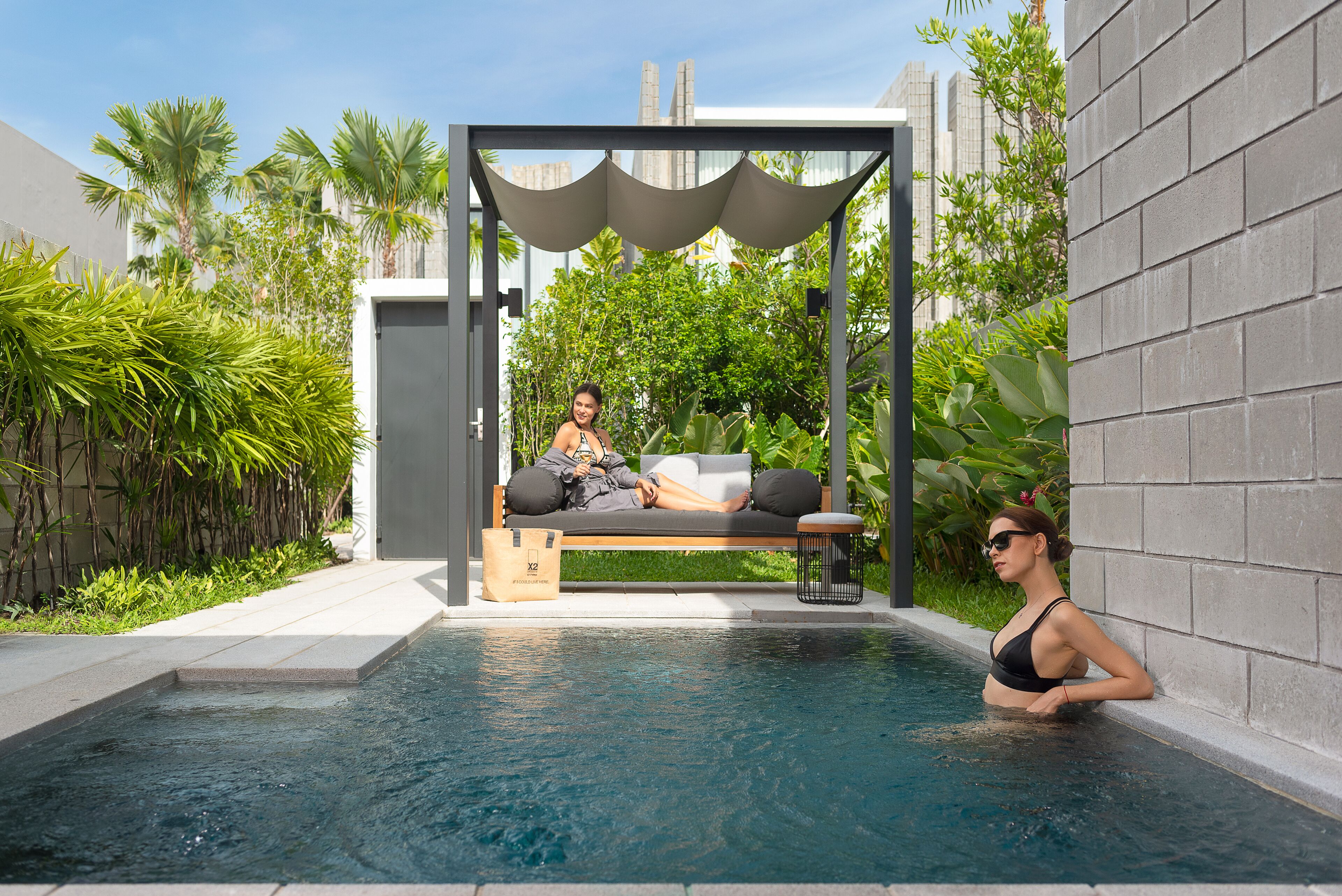 one bedroom pool villa | view from room