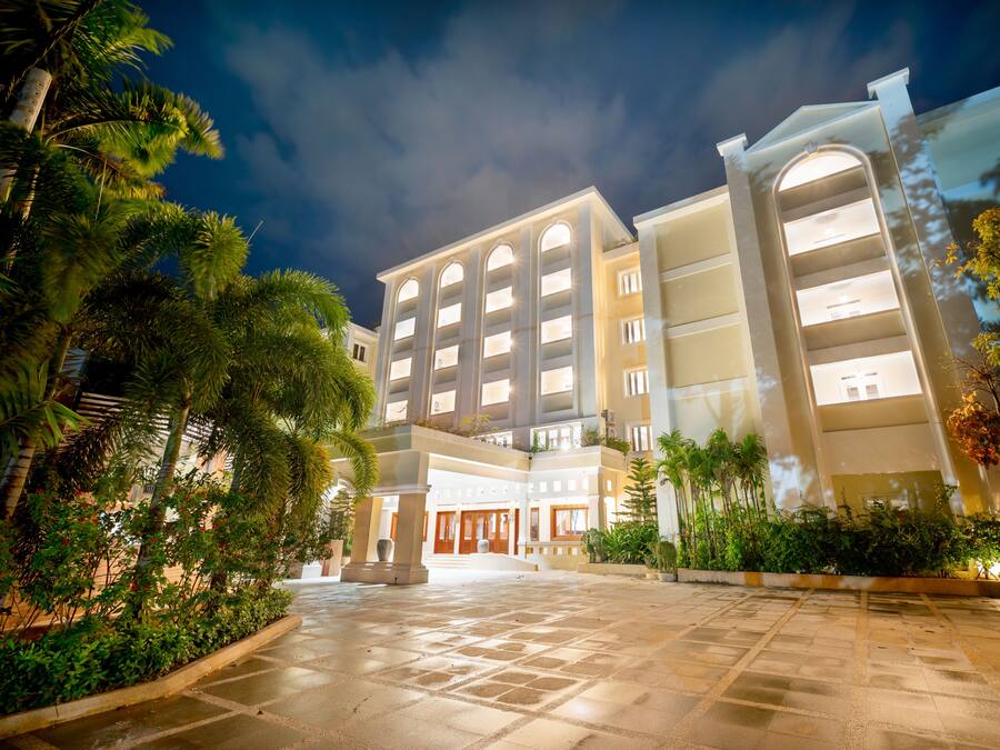 Front of property - evening/night