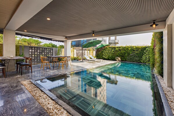 Outdoor pool, open 6:00 AM to 7:00 PM, sun loungers - Jolia's House (Da Nang)