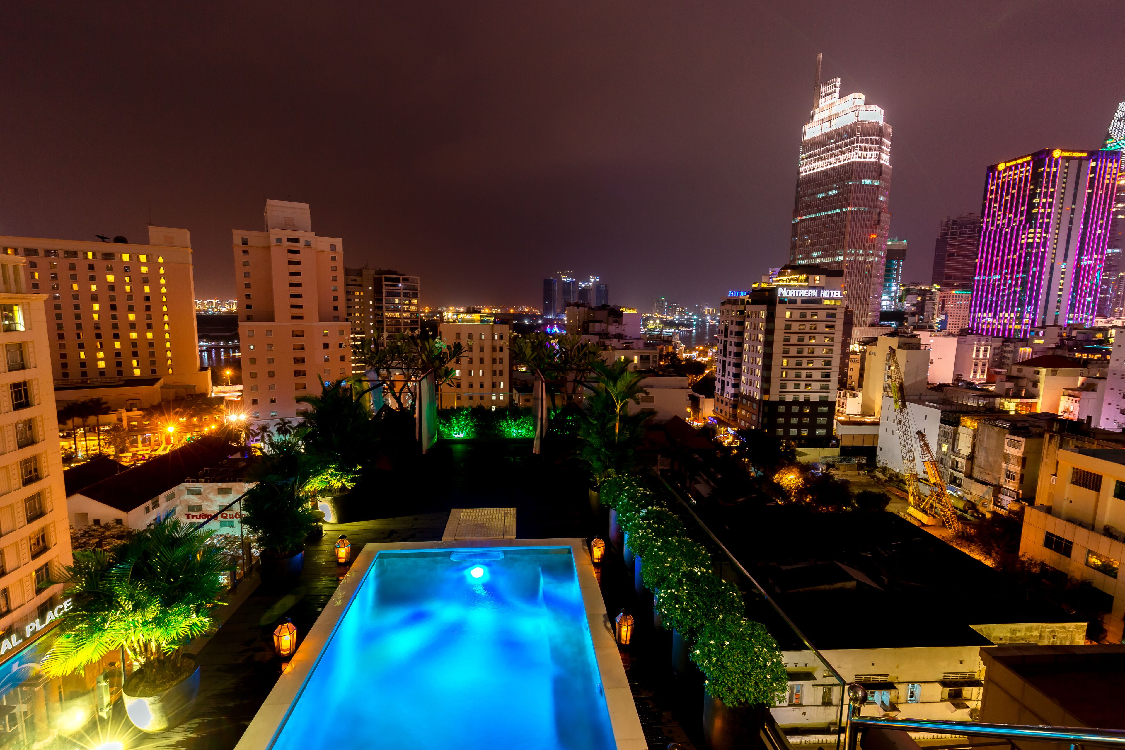 Rooftop pool