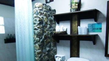 Free toiletries, slippers, towels