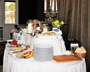 Frokostbuffé er inkludert hver dag