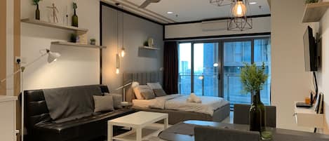 Studio Standard, 1 grand lit, non-fumeur, vue ville