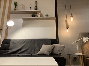 Standard Studio, 1 Queen Bed, Non Smoking, City View | Living area | 40-inch LED TV with premium channels, TV - Mercu Summer Suites Freluxe Homestay (Kuala Lumpur)