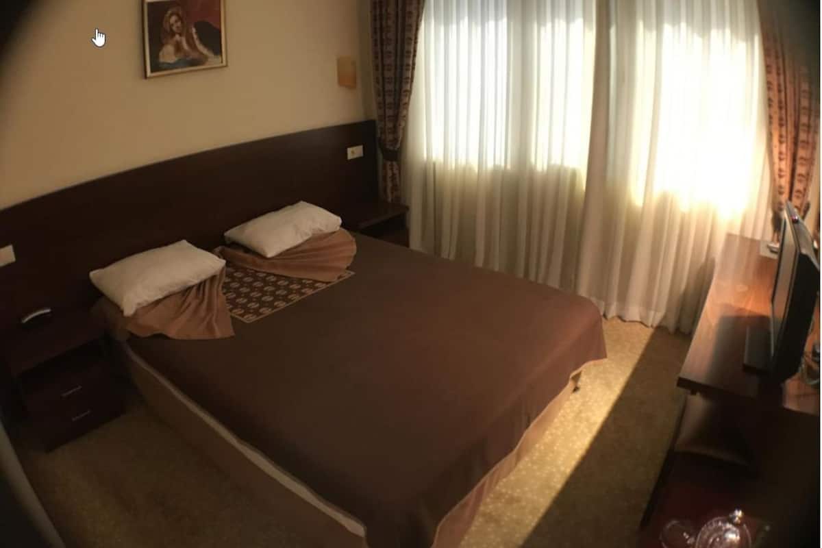 Minibar, caja de seguridad en la habitación y escritorio