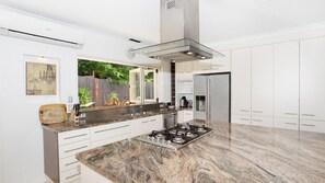 Fridge, microwave, oven, stovetop - 11 Dalmor Court, Coolum Beach (Coolum Beach)