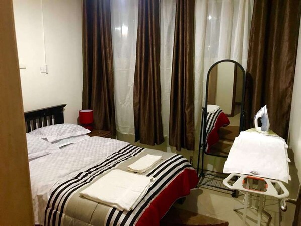 1 bedroom, iron/ironing board, free WiFi, bed sheets