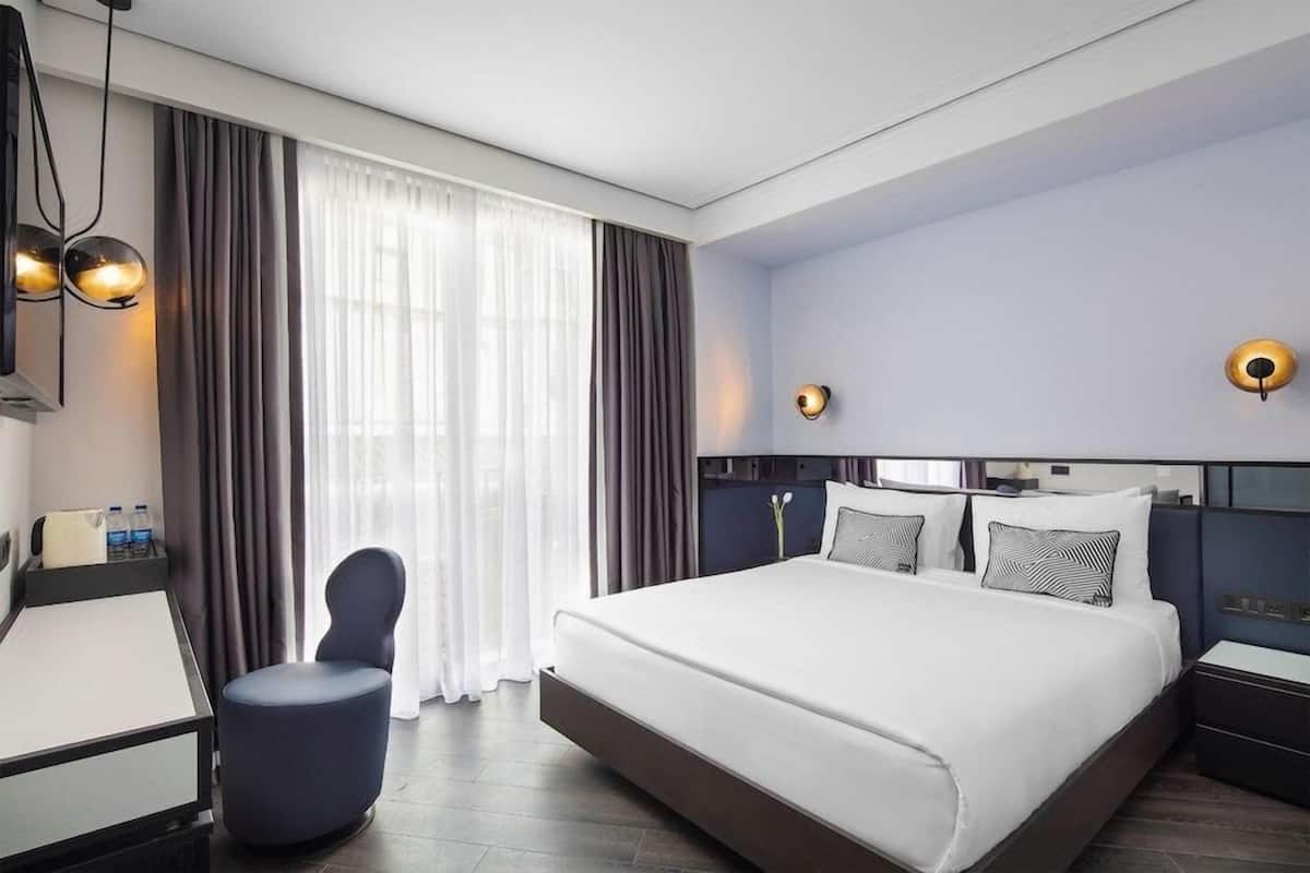 Minibar, két bảo mật tại phòng, màn/rèm cản sáng, phòng cách âm 