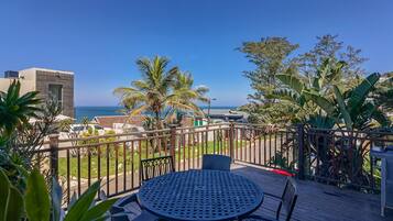 Appartement, 2 chambres, non-fumeur, vue mer (5) | Terrasse/Patio