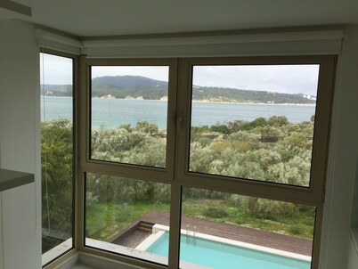 2 bedroom apartment at Troia, on the beach, with pool, stunning views