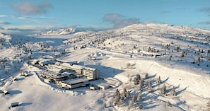 Majoituspaikan julkisivu