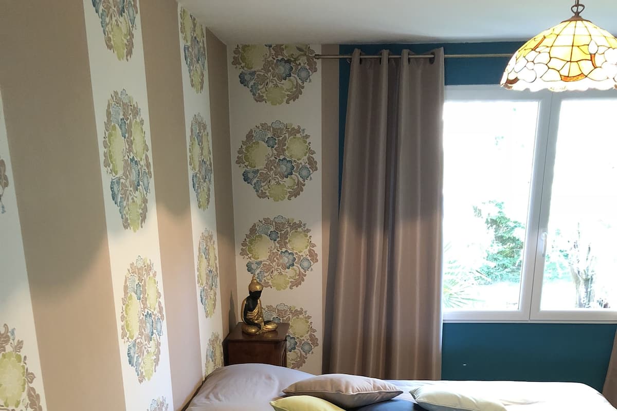 Quarto casal standard | Roupas de cama premium, individualmente decorados