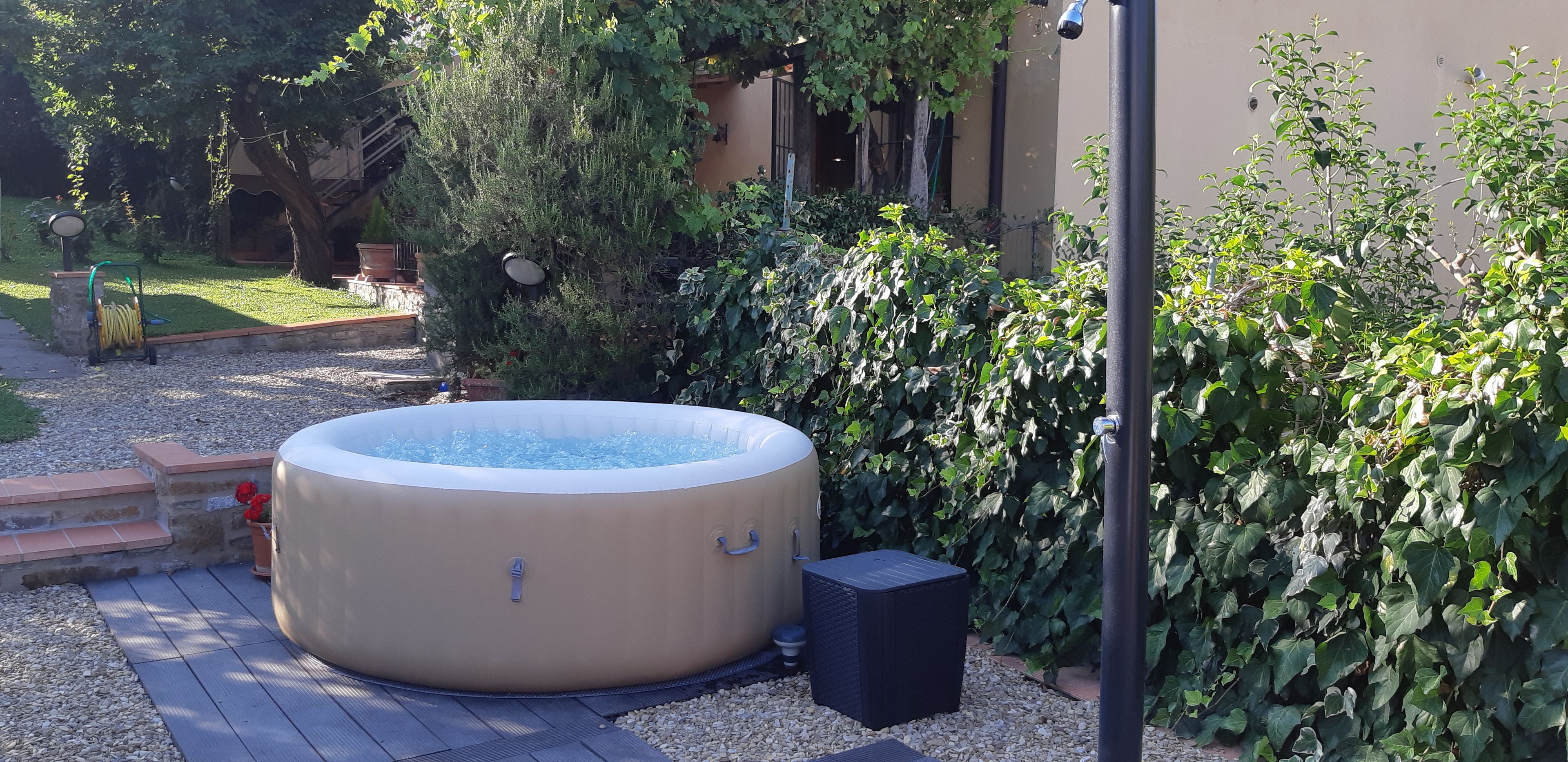 Dusche, Regendusche, Handtücher