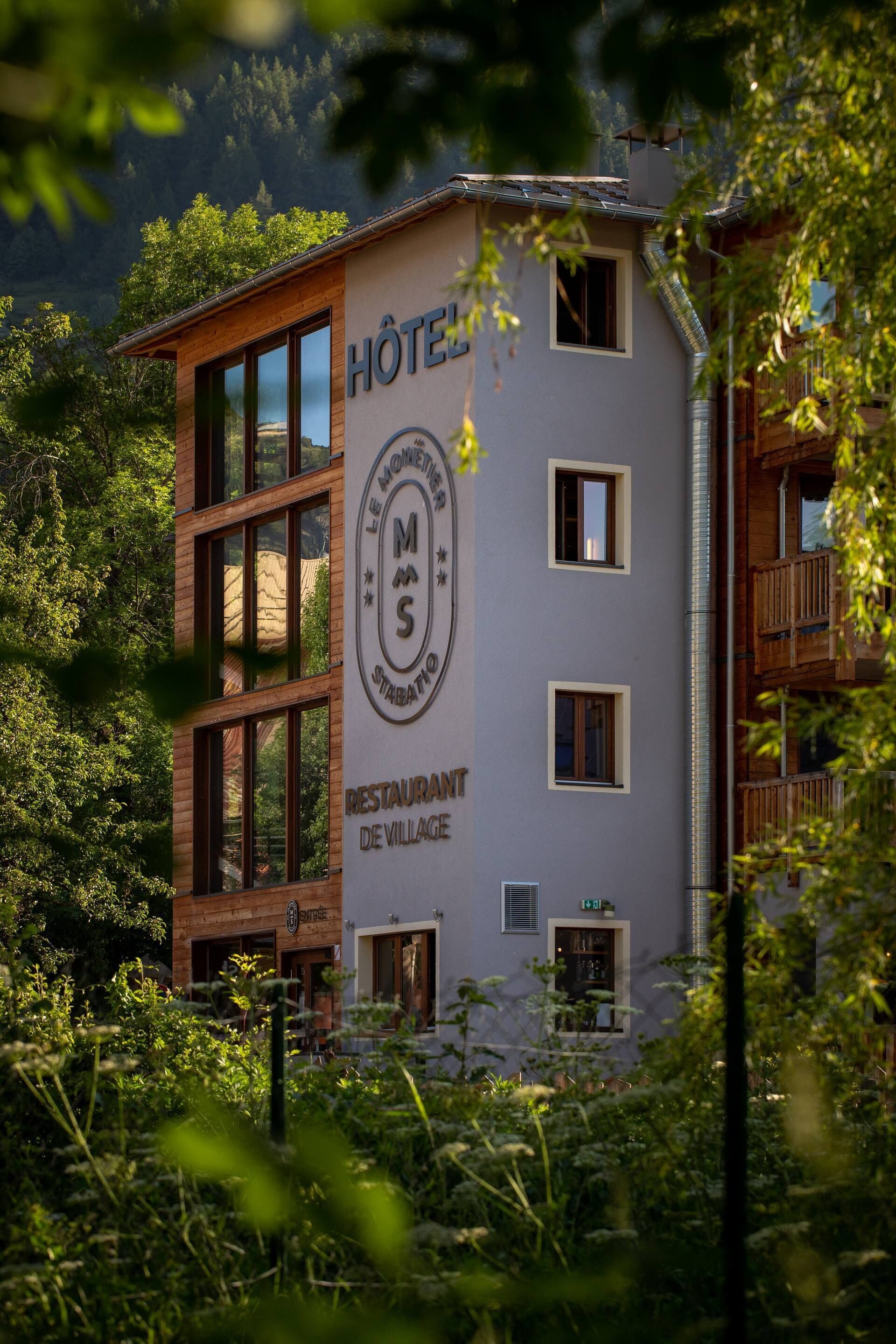 Façade de l’hébergement