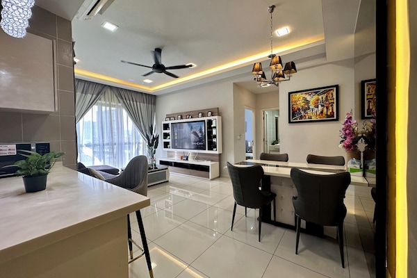 Apartment, 2 Bedrooms | Living area | TV