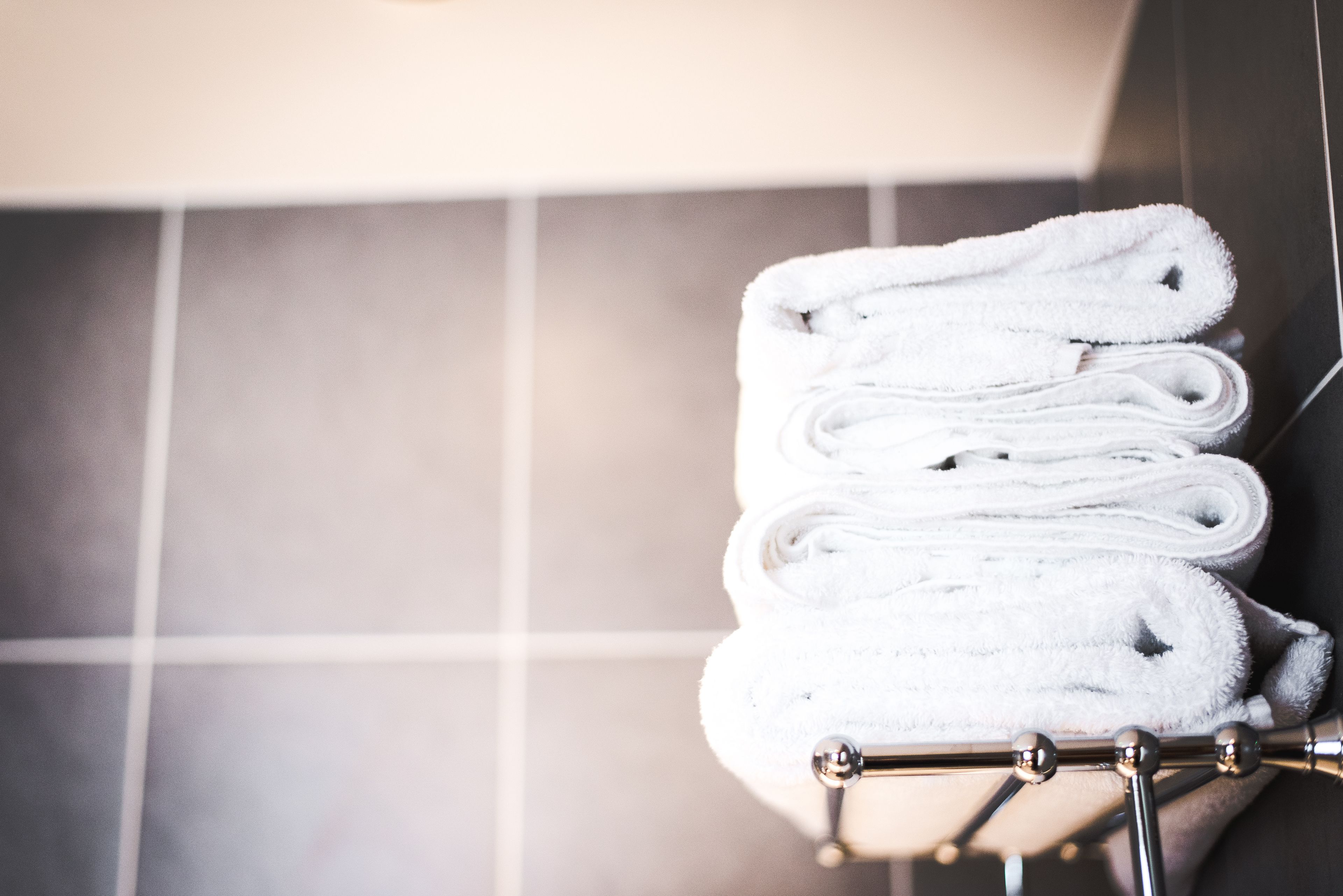 free toiletries, hair dryer, towels