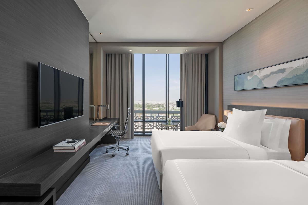 Ropa de cama de alta calidad y minibar