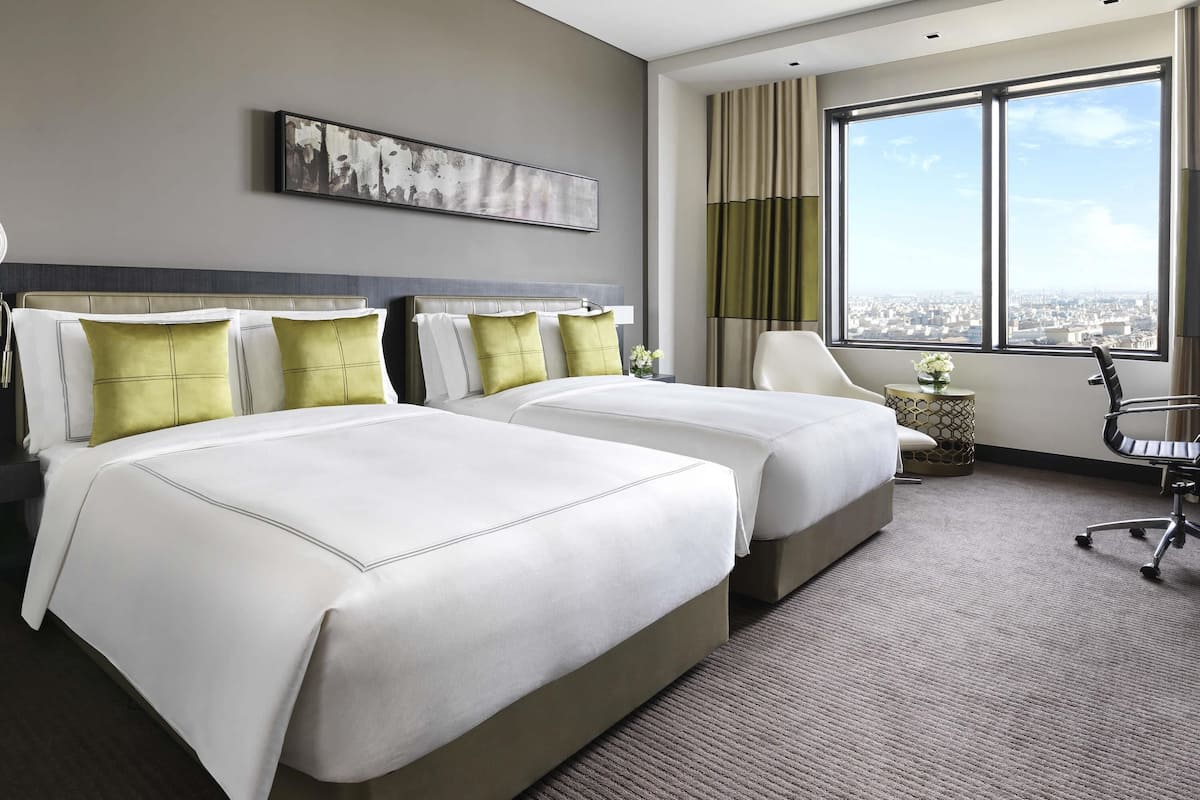 1 slaapkamer, luxe beddengoed, een minibar, een kluis op de kamer