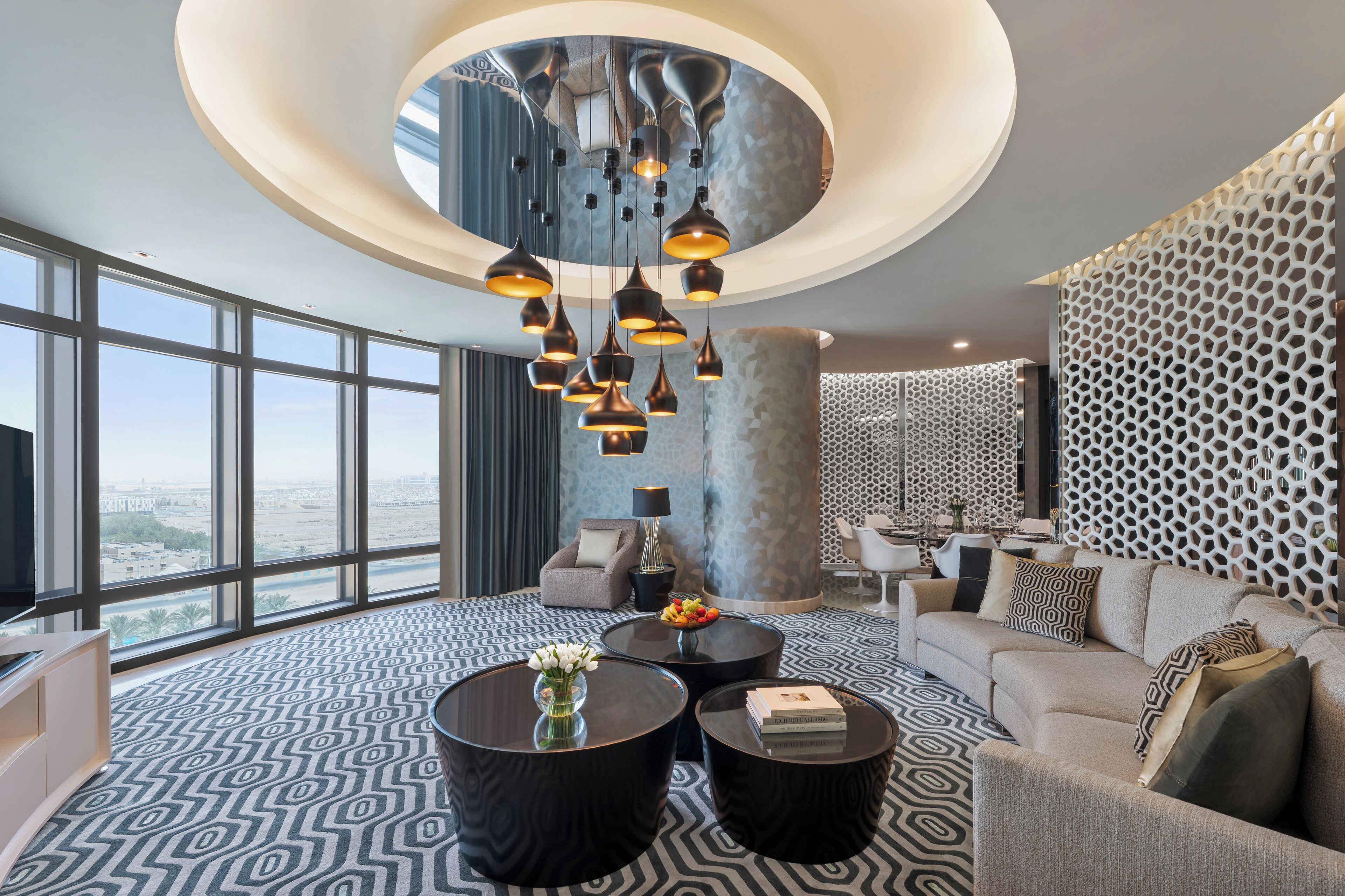 Suite, 2 Bedrooms (Diplomatic) | Living area | 6-inch flat-screen TV with cable channels, TV